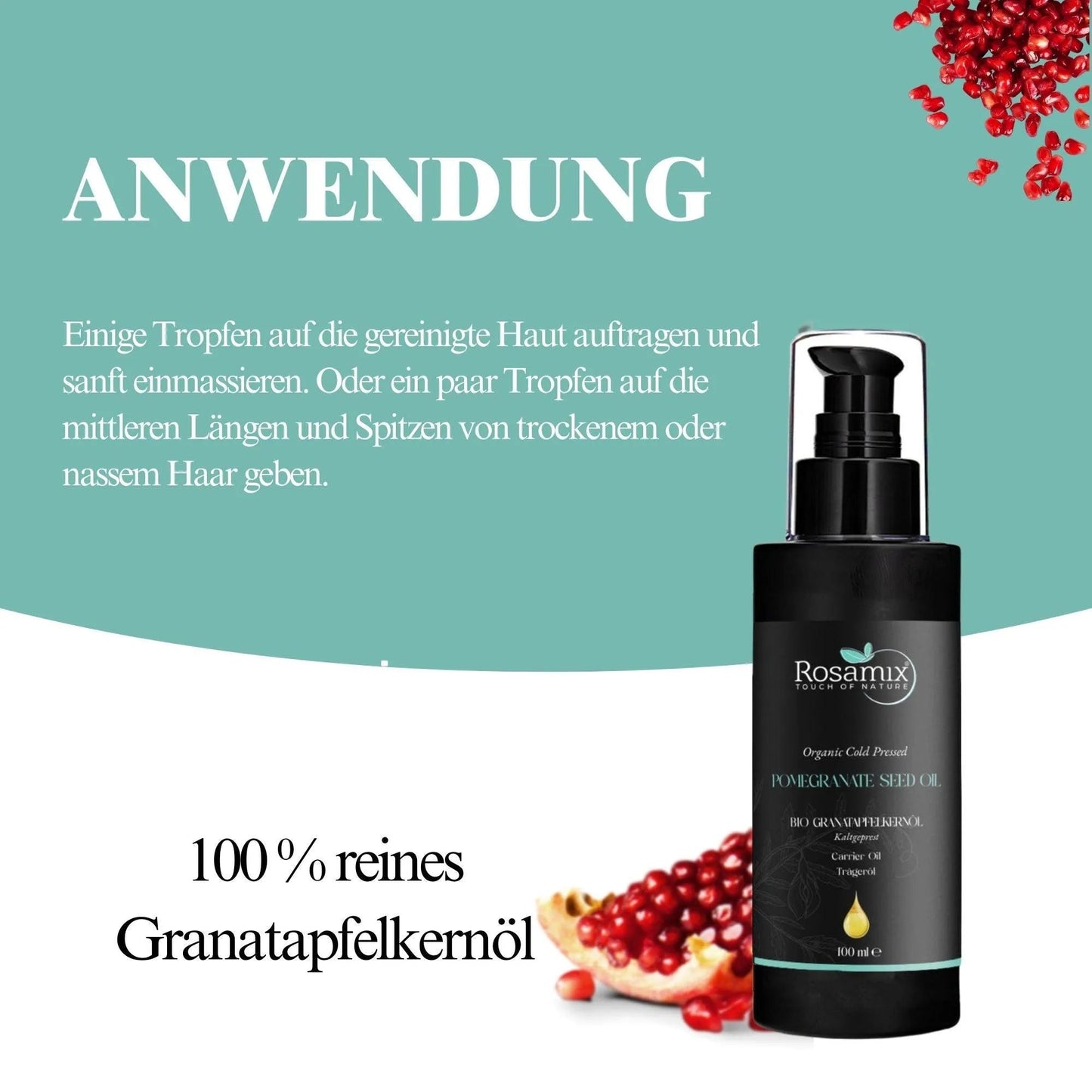 Bio Granatapfelkernöl Kaltgepresst-1